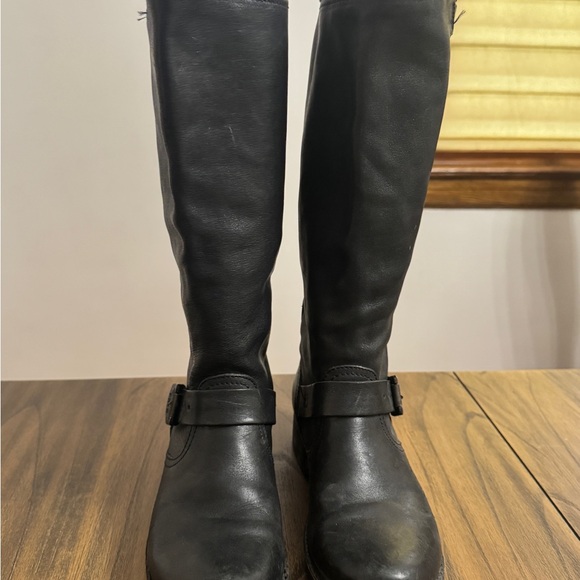 Frye Black Leather Boots - Picture 3 of 5
